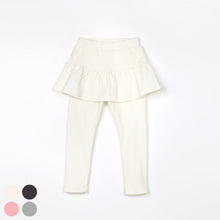 将图片加载到图库查看器，girls ivory skirt leggings
