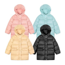 将图片加载到图库查看器，kids duck down padded jacket
