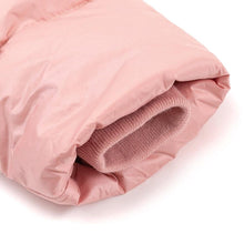 将图片加载到图库查看器，kids pink padded jacket
