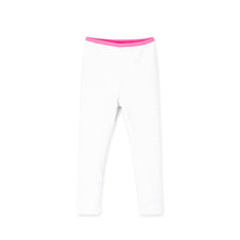 将图片加载到图库查看器，kids white leggings
