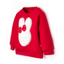 将图片加载到图库查看器，girls red winter sweatshirt
