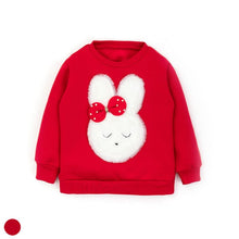 将图片加载到图库查看器，girls red winter sweatshirt
