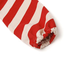 将图片加载到图库查看器，girls red striped dress
