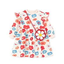 将图片加载到图库查看器，girls flower dress
