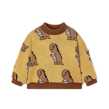 将图片加载到图库查看器，boys mustard knit
