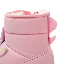 将图片加载到图库查看器，girls pink padded boots
