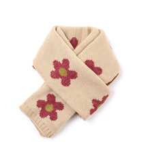 将图片加载到图库查看器，girls beige knit scarf
