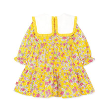 Load image into Gallery viewer, girls yellow flower dress
