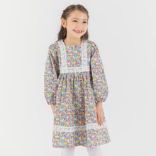 将图片加载到图库查看器，girls flower dress
