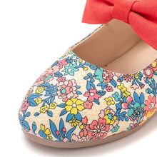 将图片加载到图库查看器，girls flower mary jane shoes
