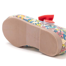 将图片加载到图库查看器，girls flower mary jane shoes
