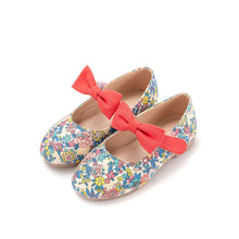 将图片加载到图库查看器，girls flower mary jane shoes
