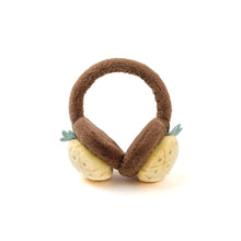 将图片加载到图库查看器，kids brown earmuffs
