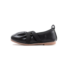 将图片加载到图库查看器，toddler black flat shoes
