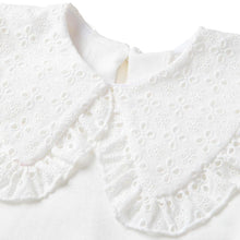将图片加载到图库查看器，girls white t-shirt
