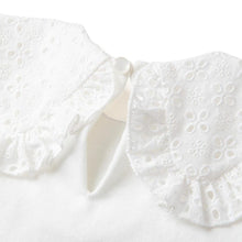 将图片加载到图库查看器，girls white t-shirt
