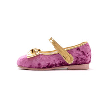 将图片加载到图库查看器，girls purple fur mary jane shoes
