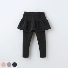 将图片加载到图库查看器，girls charcoal fleece skirt leggings
