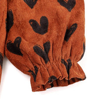 将图片加载到图库查看器，girls brown dress
