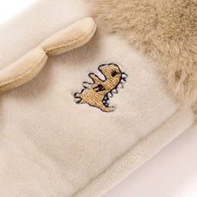 将图片加载到图库查看器，kids beige winter mittens
