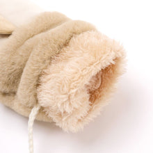 将图片加载到图库查看器，kids beige winter mittens

