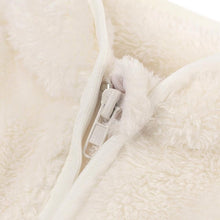 将图片加载到图库查看器，kids ivory fleece jacket
