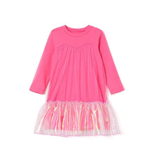 将图片加载到图库查看器，girls pink dress
