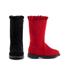 将图片加载到图库查看器，girls winter long boots
