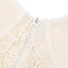 将图片加载到图库查看器，girls ivory dress
