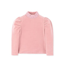 将图片加载到图库查看器，girls pink fleece turtleneck

