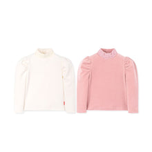 将图片加载到图库查看器，girls fleece turtleneck
