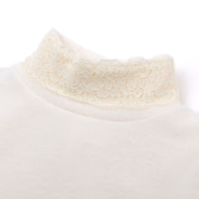 将图片加载到图库查看器，girls ivory fleece turtleneck
