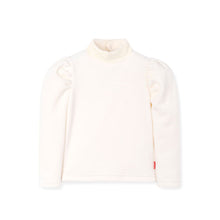 将图片加载到图库查看器，girls ivory fleece turtleneck
