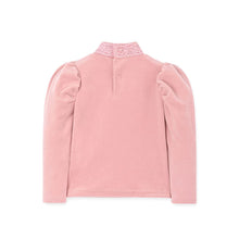 将图片加载到图库查看器，girls pink fleece turtleneck
