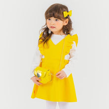将图片加载到图库查看器，girls yellow dress

