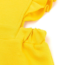 将图片加载到图库查看器，girls yellow dress
