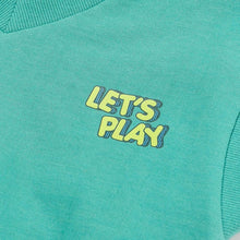 将图片加载到图库查看器，boys mint colored top
