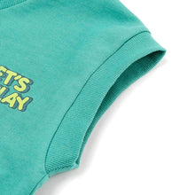 将图片加载到图库查看器，boys mint colored top
