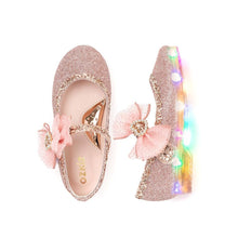 将图片加载到图库查看器，girls gold glitter mary jane shoes
