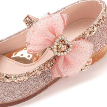 将图片加载到图库查看器，girls gold glitter mary jane shoes
