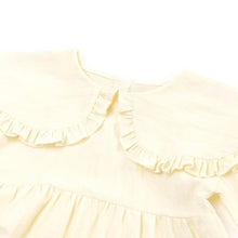 将图片加载到图库查看器，girls ivory dress
