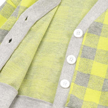 将图片加载到图库查看器，kids lime colored cardigan
