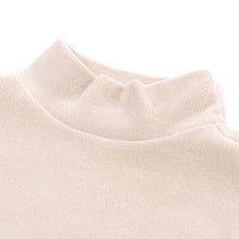 将图片加载到图库查看器，kids beige half-neck t-shirt

