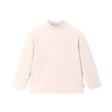 将图片加载到图库查看器，kids beige half-neck t-shirt
