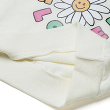 将图片加载到图库查看器，girls ivory sweatshirt
