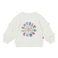 将图片加载到图库查看器，girls ivory sweatshirt
