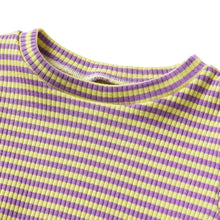 将图片加载到图库查看器，girls yellow striped t-shirt
