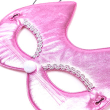 Load image into Gallery viewer, pink cat halloween mask for kids
