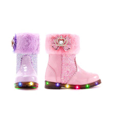 将图片加载到图库查看器，girls winter boots
