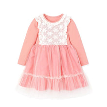 将图片加载到图库查看器，girls pink dress
